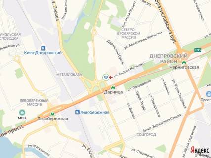 Призма A в Киеве Малишка вул., 1, біля готелю "Братислава" - 215041 схема
