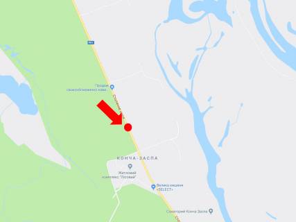 Білборд, Бігборд (Борд)   у Києві, 3x6  Столичне шосе, 500 м до Конча-Заспинська вул. (Генерала Матикіна), супермаркету "Велика Кишеня", з Києва схема