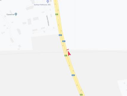 Билборд A в Гребенки, 3x6  Траса Київ-Одеса (М-05), смт Гребінки, (2), в'їзд у місто з боку Одеси, Білої Церкви схема