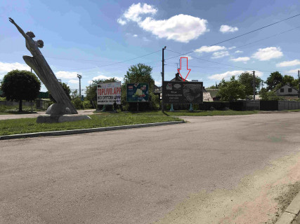 Билборд B в Здолбунове, 3x6  Шевченка вул., 9, правий фото 1