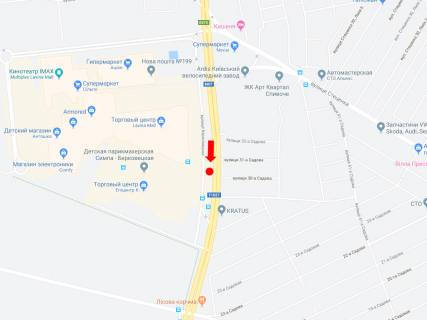 Video Billboard A in Kyiv, 3x6  Paladina av., bila TRC "Lavina moll", supermarketiv "Asan," Epicentr ", rozdil'nik, v bik av. Berestejs'kogo (kolis. av. Peremogi) - 457009 scheme