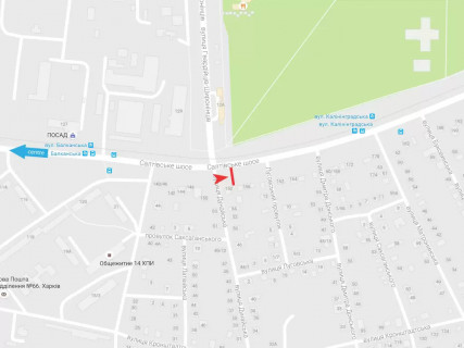 Билборд A в Харькове, 3x6  Салтівське шосе - Гвардійців-Широнінців вул., з центру схема