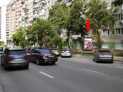 Ситилайт  в Киеве, 1.8x1.2  Українки бул., 9, в сторону вул. Хрещатик фото 1