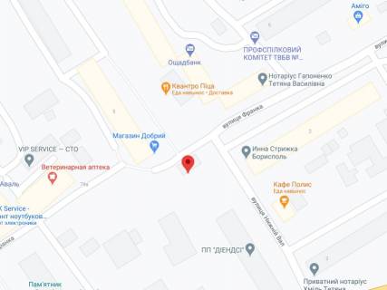 Видеоборд A в Борисполе Нижній Вал вул., 5А, аптека "Вітамін", прайс за ролик 10 сек 1 вихід/5 хвилин, з 8:00-22:00. Розрахунок для інших параметрів трансляції уточнюйте у менеджера. - 301239 схема