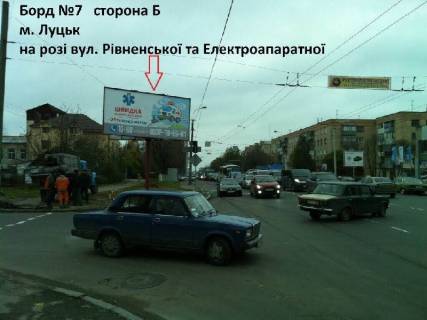 Билборд B в Луцке Рівненська вул. - Електроапаратна вул. фото 1
