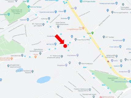 Prismatron, Prism A in Kyiv, 3x6  Kirilivs'ka st. (Frunze), 125 - st. Sirec'ka, na svitlofori, v centr - 245502 scheme