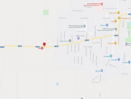 Билборд A в Владимирце, 3x6  смт Володимирець, з боку Довговолі схема