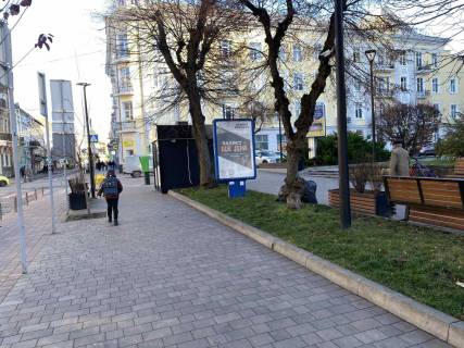 Ситилайт B в Тернополе, 1.8x1.2  Чорновола вул., 4, біля Укртелекому, в бік Привокзального майдану фото 4