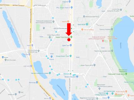 Призма A в Киеве, 3x6  Оболонський пр., 15, біля ТРЦ "Dream Town", в сторону ст. м. "Оболонь" - 214918 схема