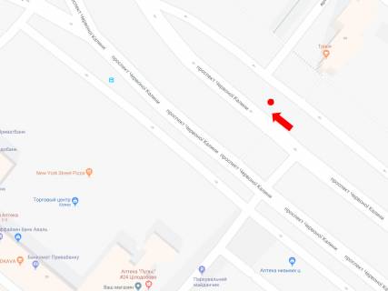 Ситилайт A в Львове, 1.8x1.2  Червоної Калини пр., 37, зуп. ринок "Шувар", в центр схема