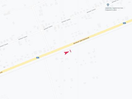 Білборд A у Берегометі, 3x6  смт Берегомет, у бік ЧернІвців схема