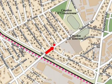Scrolller, Scroll B in Lviv, 2.3x3.14  Lubins'ka st., 51, v centr, zupinka - 530340 scheme