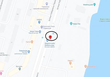 Бэклайт B в Днепр (Днепропетровск) Набережна Перемоги вул., 58, навпроти схема