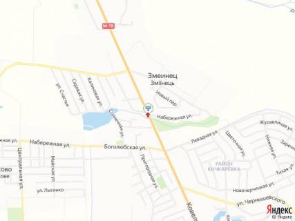 Билборд A в Луцке, 3х6  виїзд з Луцька зі сторони Ковеля (Зміїнець) схема
