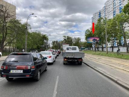 Билборд A в Киеве Дегтярівська вул., 49, навпроти, світлофор, поворот к ЖК "Зелений Острів", прайс за трансляцію ролика 10 сек, 1 раз/80 сек цілодобово фото 1