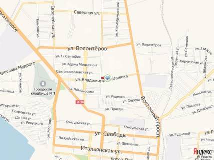 Білборд, Бігборд (Борд)  A у Бердянську Довганюка ул., 89, напротив схема