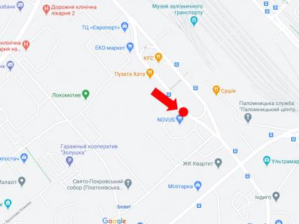Скролер, Скрол A у Києві, 2.3x3.14  Кирпи 5-Б, біля супермаркету Novus, McDonald's, навпроти Південного залізничного вокзалу, в сторону вул. Липківського - 296391 схема