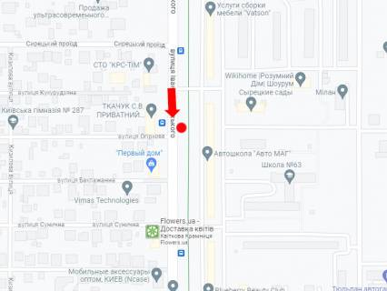 Билборд B в Киеве, 3x6  Виговського (кол. Гречка) вул., 10 схема