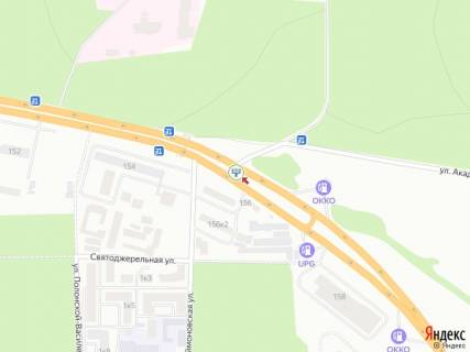 Призматрон, Призма A у Києві, 6x3  Заболотного вул., 156/1, на розподілювачі (Феофанія, АЗС "КЛО"), в напрямку Одеська площа - 182554 схема