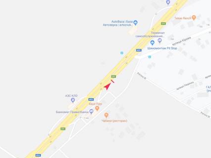 Билборд A в Чабаны, 3x6  смт Чабани, виїзд у бік Києва схема
