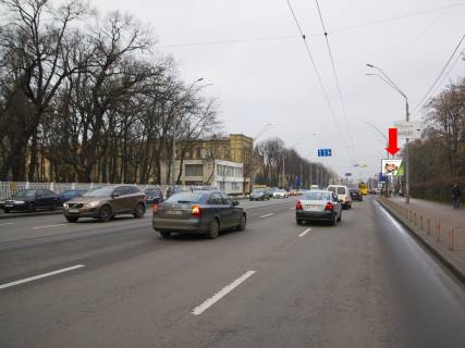 Видеоборд A в Киеве просп. Повітряних Сил (Повітрофлотський). 30, навпроти, в сторону пл. Солом'янської - 220352 фото 1