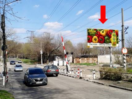 Билборд  в Запорожье, 3x6  Верхня вул. / Рекордна вул., біля з/д переїзду, в бік Південного шосе фото 1