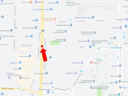Prismatron, Prism A in Kyiv, 3x6  Bogatirs'ka st., 22-A, rozdil'nik, navproti supermarketiv "Epicentr", "Sil'po", z centru - 197089 scheme