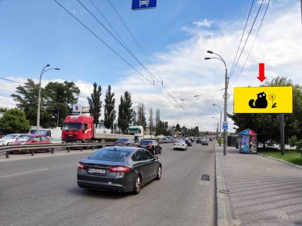Билборд A в Киеве, 3x6  Лугова вул. - Сім'ї Кульженків вул. (колиш. Дегтяренка вул.), біля ТРЦ "Караван", на світлофорі, в сторону Богатирської вул., (ролик 10 сек, 1 вихід/1,5 хвилини) фото 1