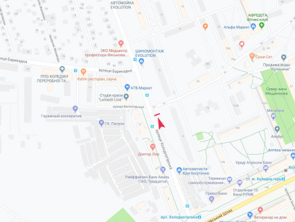 Билборд A в Харькове, 3x6  Холодногірська (Єлізарова) вул., 4 - Волонтерська вул., з центру схема