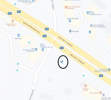 Призма A в Харькове Гагарина пр., 24 - Молчановский пер. - 292453 схема