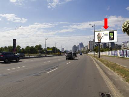 Призма  в Киеве, 3x6  Бажана пр. - вул. Чернігівська, ст.м. "Вирлиця", навпроти АЗС "Glusco", в сторону центру - 446104 фото 1