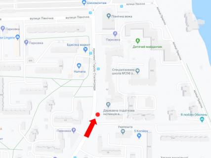 Билборд  в Киеве, 3x6  просп. Володимира Івасюка (Героїв Сталінграда)., 58 в сторону вул. Північної схема