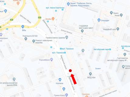 Билборд  в Киеве, 3x6  Харківське шосе, 3, в сторону Дарницька пл. (колиш. Ленінградська пл.) схема