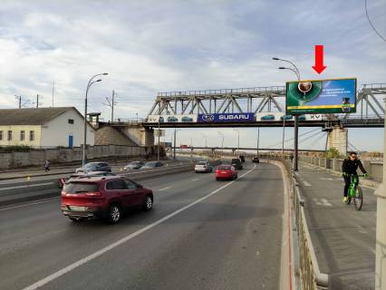 Призматрон, Призма  у Києві, 3x6  Набережно-Рибальська вул., 120м від перехрестя з Електриків вул., в бік Оболоні, Московського мосту - 445454 Фото 1