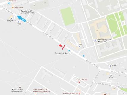 Призма A в Харькове, 3x6  Манька (кол. Чкалова) вул., 15, з центру - 666424 схема