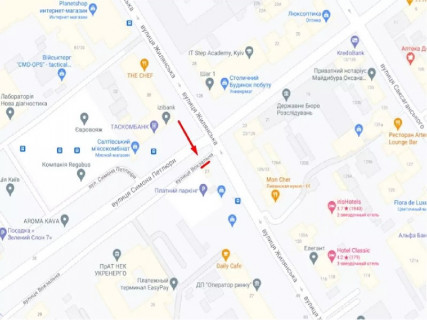 Видеоборд A в Киеве, 16x6  Петлюри вул., 27 - 642974 схема