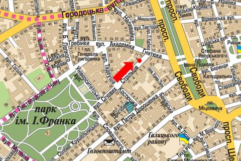 Citylight A in Lviv, 1.8x1.2  Sicovih Stril'civ st., 4 scheme