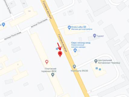 Scrolller, Scroll A in Chernivtsi Glavnaa st., 162 - 300092 scheme