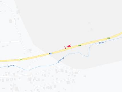 Билборд A в Кольчино, 3x6  Траса Київ-Чоп (М-06), смт Кольчино, (2), поворот з траси схема
