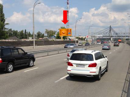 Billboard B in Kyiv Naberezno-Ribal's'ka st., 100m do povorotu na Elektrikiv, v bik Geroiv Stalingradu av. Photo 1