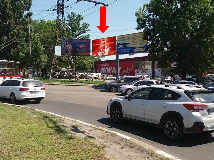 Білборд, Бігборд (Борд)  A у Миколаєві, 3x6  Миру пр. / Богоявленський пр. (кол. Жовтневий пр.) / Погранична вул. (кол. Чигрина вул.), кільце автовокзалу, біля гіпермаркету "Велмарт", "Ельдорадо", ліва Фото 1