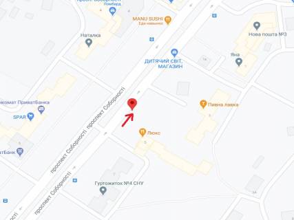 Билборд A в Луцке Соборності пр., 3 схема