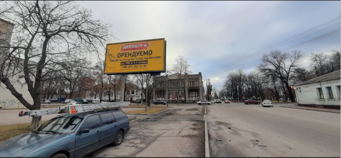 Билборд B в Александрии, 3x6  Першотравнева вул., 9 / Шевченка вул. фото 1