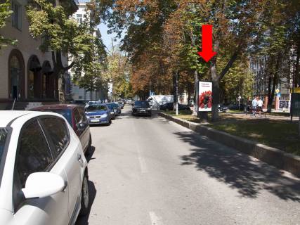 Ситилайт B в Киеве, 1.8x1.2  Липська вул., 16 / пров. Липський, навпроти ресторану "Липський особняк", в сторону вул. Інститутська фото 1