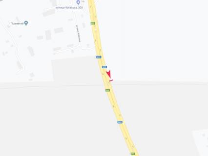 Билборд B в Гребенки, 3x6  Траса Київ-Одеса (М-05), смт Гребінки, (2), виїзд із міста у бік Одеси, Білої Церкви схема