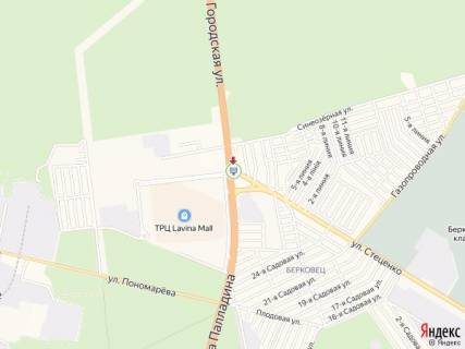 Скроллер B в Киеве Палладіна пр. - Стеценко вул., ТРЦ "Lavina Mall", супермаркети Novus, Ашан, в сторону просп. Берестейський (Перемоги) - 214560 схема