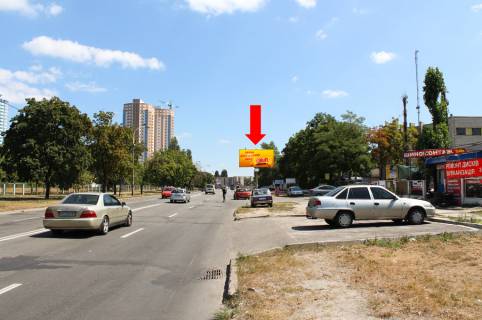 Билборд  в Киеве, 3x6  Березняківська вул., 25, перед заїздом на Дарницький міст, в бік Харківського масиву фото 1