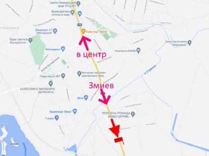 Билборд B в Безлюдовке, 3x6  Аерокосмічний пр., с. Безлюдівка, (14), виїзд зміста схема