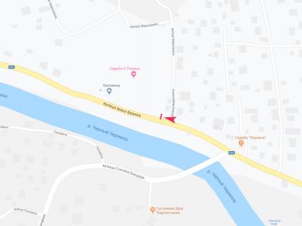 Билборд A в Верховине, 3x6  смт Верховина, Франка вул. схема