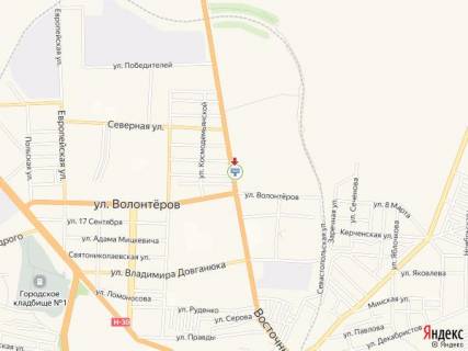 Билборд B в Бердянске Восточный пр., 13/73, ТЦ "Экватор" схема